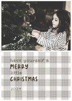 Holiday Season Card design preview
