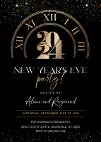 2024 New Year Eve Party Invitation design preview