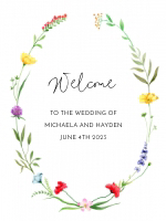 012 Welcome Sign - 18 x 24 design preview