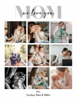 Mom Poster Collage design preview