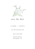 Save the date 015 - 5 design preview